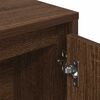 vidaXL Bokhylle brun eik 89x24x101,5 cm konstruert tre