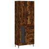 vidaXL Highboard r&oslash;kt eik 69,5x34x180 cm konstruert tre