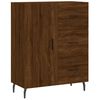 vidaXL Highboard brun eik 69,5x34x180 cm konstruert tre