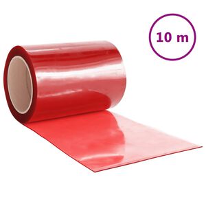 vidaXL D&oslash;rgardin r&oslash;d 300 mmx2,6 mm 10 m PVC