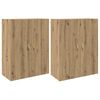 vidaXL Vegghengt skap 2 stk. Artisan Eik 69,5 x 34 x 90 cm