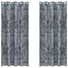 vidaXL Fl&oslash;yel Gardiner 2 stk. S&oslash;lvgr&aring; 225 x 140 cm Fl&oslash;yel