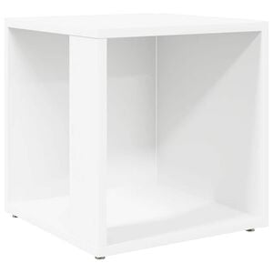 vidaXL Sidebord hvit 33x33x34,5 cm konstruert tre