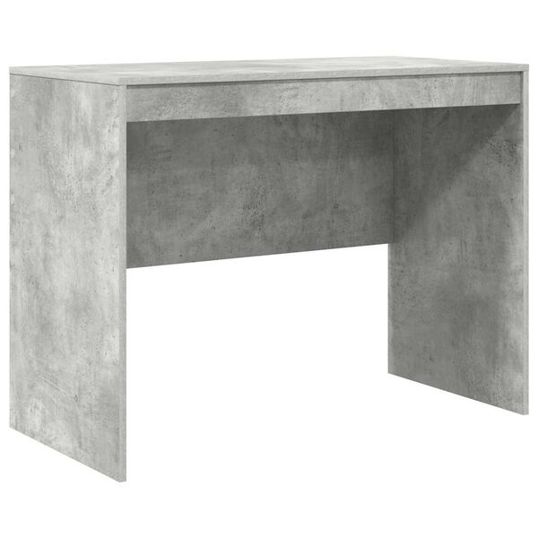 vidaXL Skrivebord Betonggr&aring; 100 x 50 x 76 cm