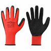 vidaXL Arbeidshansker 24 stk. R&oslash;d og svart 10 / xl Latexbelegg