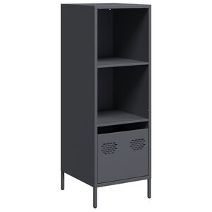 vidaXL Highboard antrasitt 35x39x103,5 cm st&aring;l
