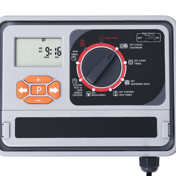vidaXL Hagevanningsregulator med 2 magnetventiler
