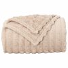 vidaXL Kastteppe Beige 270 x 240 cm Fleece