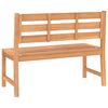 vidaXL Hagebenk 114 cm heltre teak