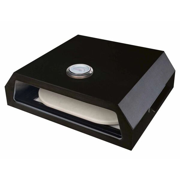 BBGRILL Steinovn for grill svart st&aring;l