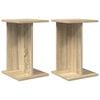 vidaXL Planteholder 2 stk. Sonoma eik 25 x 25,5 x 40,5 cm