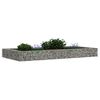 vidaXL Gabion h&oslash;ybed galvanisert st&aring;l 200x100x20 cm