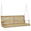 vidaXL Hengebenk impregnert furu 155x65x60 cm