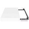 vidaXL Flytende vegghylle hvit 50x23x3,8 cm MDF