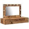 vidaXL Sminkebord Brun 100 x 40 x 70 cm Konstruert tre