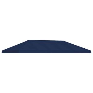 vidaXL Hagepaviljong kanopydeksel 6 x 3 m Bl&aring; Polyester 190