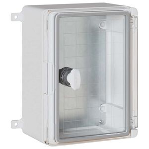vidaXL Kontrollskap Gr&aring; 25 x 13 x 24 cm ABS-plast