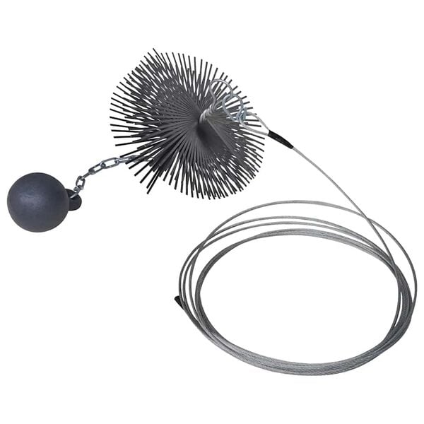 Skorstein B&oslash;rste Rund Diameter 20cm