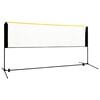 vidaXL Justerbart badmintonnett 300x103x94-158 cm metall