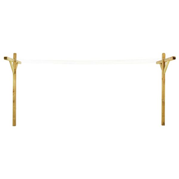 vidaXL Tørkestativer 2 stk 120x170 cm impregnert furu