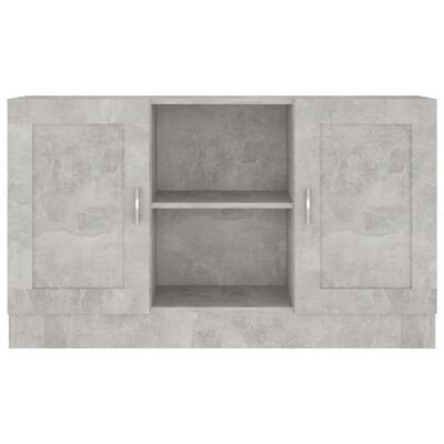 vidaXL Skjenk betonggrå 120x30,5x70 cm sponplate
