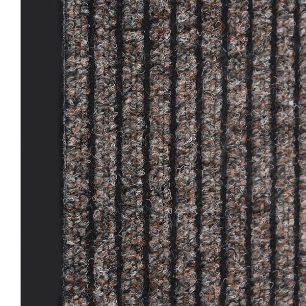 vidaXL Dørmatte stripet beige 40x60 cm