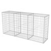 vidaXL Gabionkurv galvanisert st&aring;l 200x50x100 cm