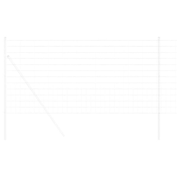 vidaXL Euro gjerde sølv 1.4 x 10 m Varmegalvanisert jern