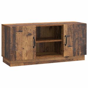 vidaXL TV-skap Gammelt tre 102 x 34,5 x 47 cm Konstruert tre
