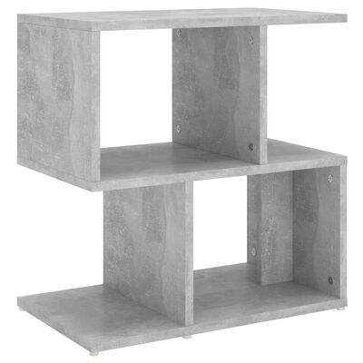 vidaXL Nattbord betonggrå 50x30x51,5 cm sponplate