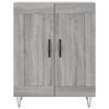 vidaXL Highboard gr&aring; sonoma 69,5x34x180 cm konstruert tre
