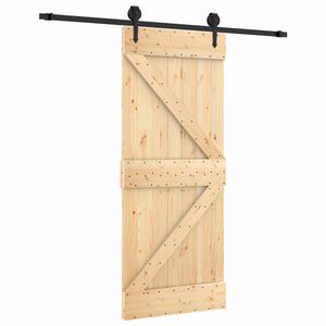 vidaXL Skyved&oslash;r 85 x 210 cm Massiv Furu Tre (Ubehandlet)