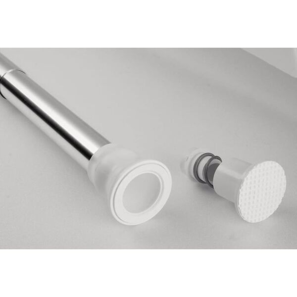RIDDER Teleskopstang til dusjforheng 110-185 cm krom 55200