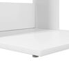 vidaXL Sidetabell Hvit 40 x 38 x 62,5 cm Konstruert tre