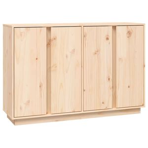 vidaXL Skjenk 120x35x80 cm heltre furu