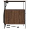 vidaXL Nattbordskap 2 pcs Brun Eik 30 x 48 x 61 cm Konstruert tre