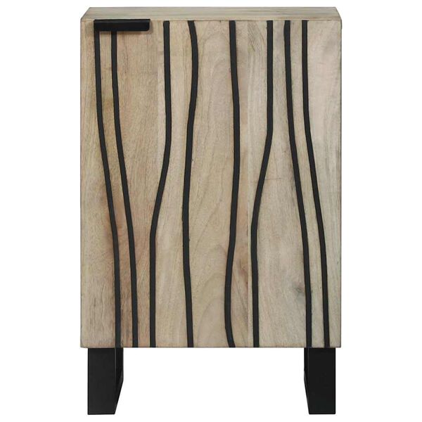 vidaXL Baderomsvaskeskap med d&oslash;r Hvit 38 x 33,5 x 58 cm Konstruert tre