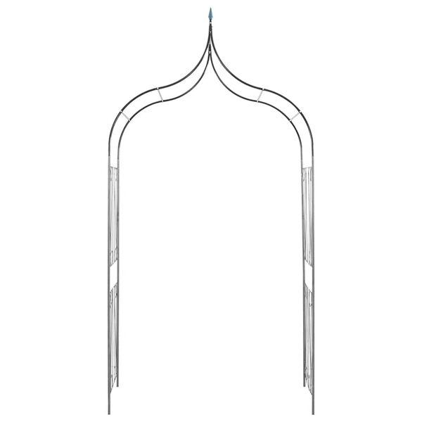 Hagebue med piggdesign for klatreplanter m&oslash;rkegr&oslash;nn