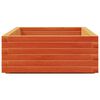 vidaXL Plantekasse voksbrun 110x60x26,5 cm heltre furu