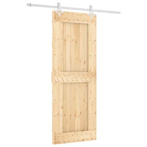 vidaXL Skyved&oslash;r 80 x 210 cm Massiv Furu Tre (Ubehandlet)