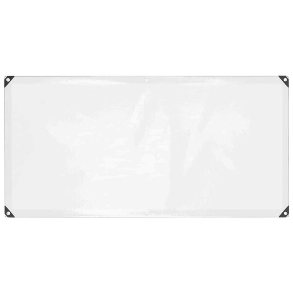 vidaXL Presenning med &oslash;yer Gjennomsiktig 1 x 2 m Polyethylen