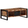 vidaXL Salongbord flerfarget 90x50x36 cm gjenvunnet heltre