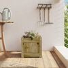 vidaXL Hageplantekasse 31x31x31 cm impregnert furu