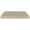 vidaXL Flytende vegghyller 2 stk eik 50x23x3,8 cm MDF