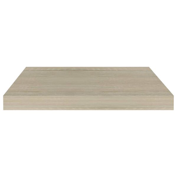 vidaXL Flytende vegghyller 2 stk eik 50x23x3,8 cm MDF