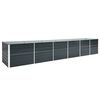 vidaXL H&oslash;ybed galvanisert st&aring;l 480x80x77 cm antrasitt