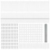 vidaXL Gjerde med stolpe s&oslash;lv 1 x 100 m St&aring;l