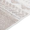 vidaXL Teppe beige 100x300 cm bomull