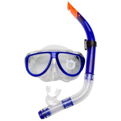 Waimea Senior Dykkermaske med snorkel koboltblå 88DI