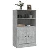 vidaXL Highboard betonggrå 60x35,5x103,5 cm konstruert tre